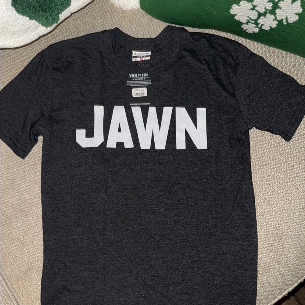 Where I’m From.com - Unisex Charcoal Graphic T-Shirt “JAWN” (Philly T-Shirt)